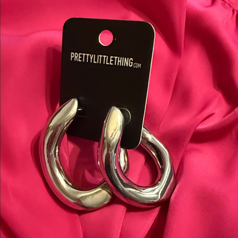 Elegant Silver Hoop Earrings